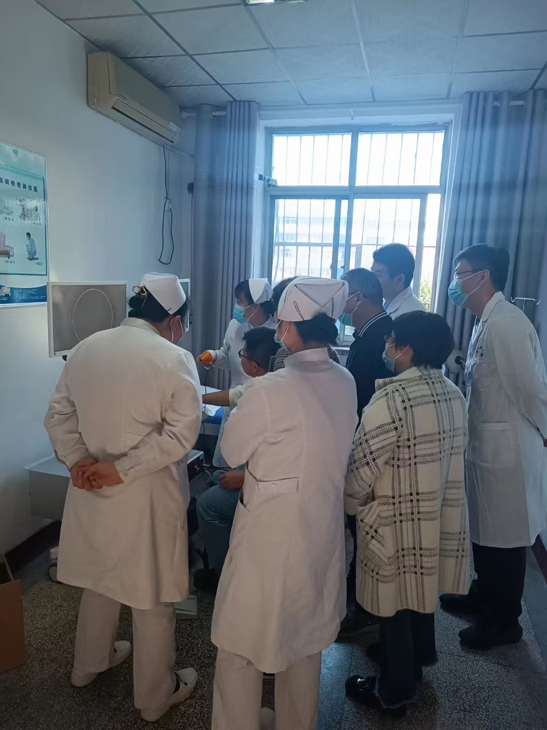 【大豆醫(yī)療】河南省洛陽市某醫(yī)院肛腸檢查系統(tǒng)DD-600型裝機(jī)培訓(xùn)